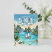 Carte Postale El Nido Philippines (Debout devant)
