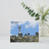 Carte Postale el panecillo quito (Debout devant)
