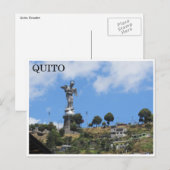 Carte Postale el panecillo quito (Devant / Derrière)