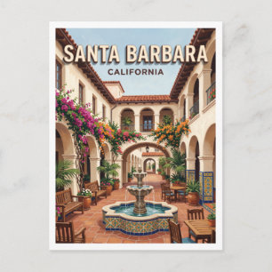 Carte Postale El Paseo Santa Barbara Californie