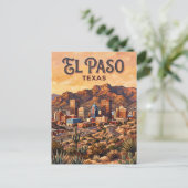 Carte Postale El Paso Skyline Texas (Debout devant)