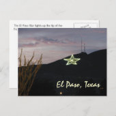 Carte postale El Paso Star (Devant / Derrière)