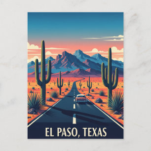 Carte Postale El Paso Texas Travel