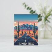 Carte Postale El Paso Texas Travel (Debout devant)