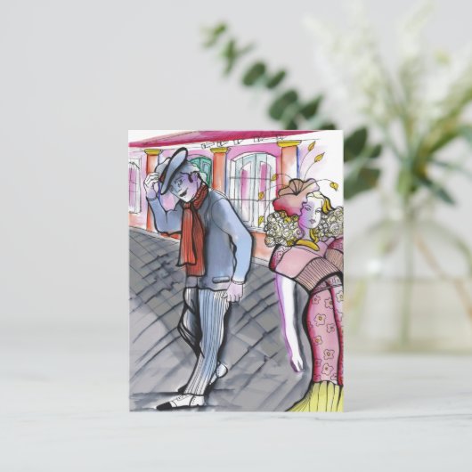Carte Postale El Piropo Tango (Debout devant)