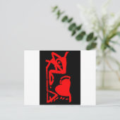 Carte Postale El raton comiendo corazón (Debout devant)