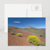 Carte Postale El Teide au printemps (Devant / Derrière)