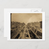 Carte Postale El Track & Station Construction Second Ave & 86th (Devant / Derrière)