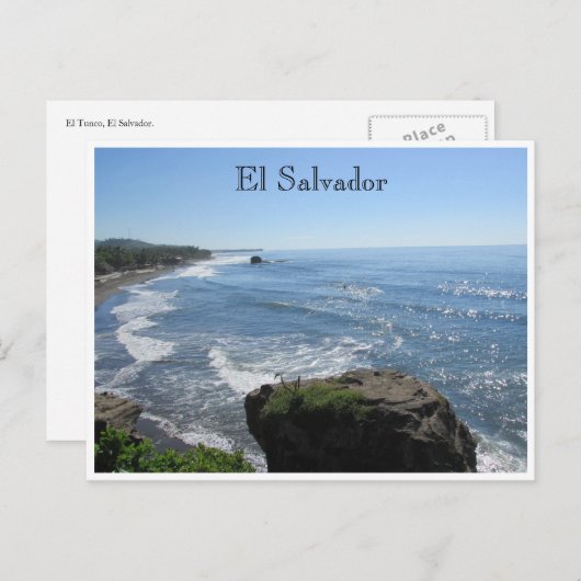 Carte Postale el tunco playa (Devant / Derrière)