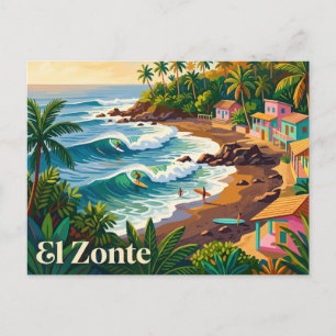 Carte Postale El Zonte El Salvador
