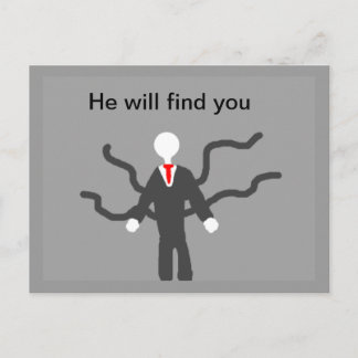 Carte postale élancée