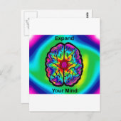 Carte Postale Élargissez votre esprit (Devant / Derrière)