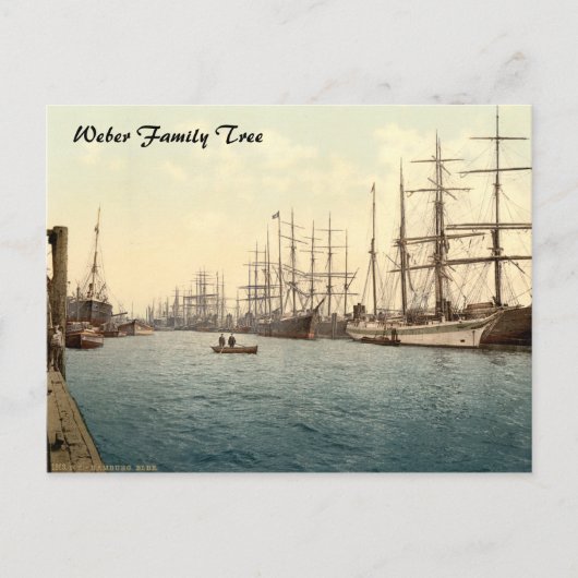 Carte Postale Elbe, Hambourg, Allemagne (Devant)