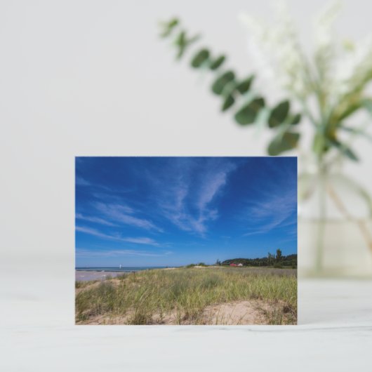 Carte Postale Elberta Beach, Michigan (Debout devant)