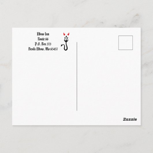 Carte postale Elbow Inn Bar Stools (Dos)