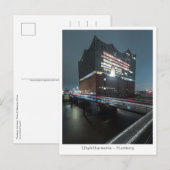 Carte Postale Elbphilharmonie Hambourg (Devant / Derrière)