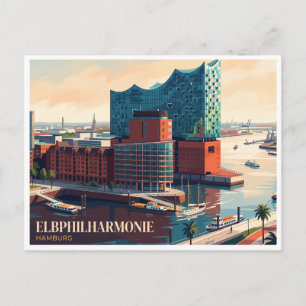 Carte Postale Elbphilharmonie Hambourg Allemagne