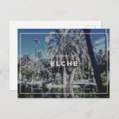 Carte postale Elche (Devant / Derrière)