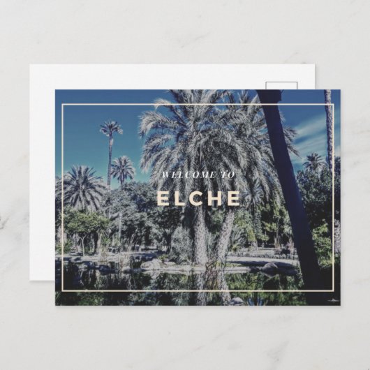 Carte postale Elche (Devant / Derrière)