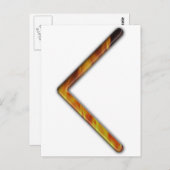 Carte Postale Elder Futhark Rune Cen (Devant / Derrière)