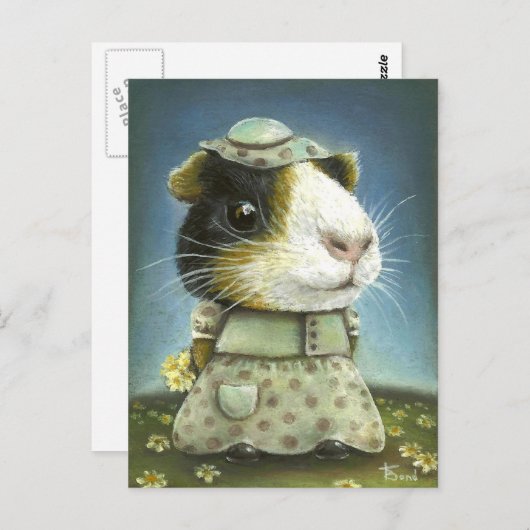 Carte Postale Eleanor cobaye (Devant / Derrière)