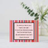 Carte postale Eleanor Roosevelt (Debout devant)