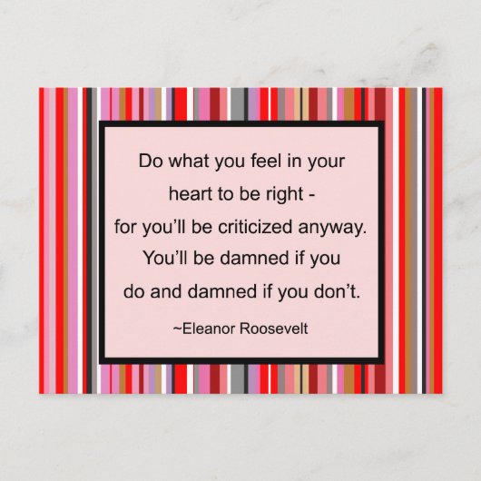 Carte postale Eleanor Roosevelt (Devant)