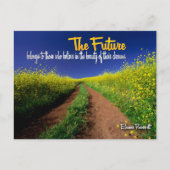 Carte Postale Eleanor Roosevelt Citation Inspirationnelle "L'ave (Devant)