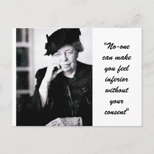 Carte Postale Eleanor Roosevelt - Personne ne peut vous faire se (Devant)