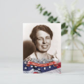 Carte Postale Eleanor Roosevelt, Première dame des États-Unis (Debout devant)
