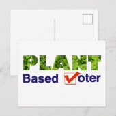 Carte Postale Électeur plante (Devant / Derrière)