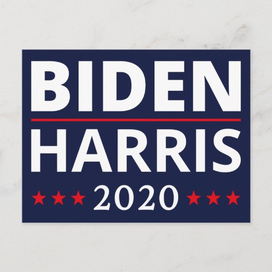 Carte Postale Election 2020 - Biden Harris II (Devant)