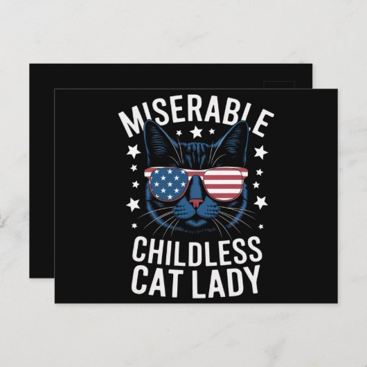 Carte Postale Élection 2024 Feministe, Feministe, Feministe, Cha (Devant / Derrière)