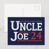 Carte Postale Élection 2024 - Oncle Joe I (Devant / Derrière)