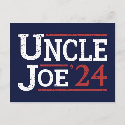 Carte Postale Élection 2024 - Oncle Joe I (Devant)