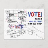 Carte Postale Élection Blocage Tour Plus à l'oeuvre Progrès (Devant)