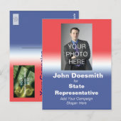 Carte Postale Élection politique Campagne électorale Élection (Devant / Derrière)