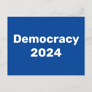Carte Postale Élection présidentielle de 2024 pour la démocratie