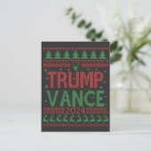 Carte Postale Élection Trump Vance Doudou de Noël (Debout devant)