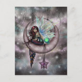 Carte Postale Electra Fae Imaginaire Art par Molly Harrison (Devant)