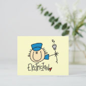 Carte Postale Électricien (Debout devant)