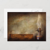 Carte Postale Électricien - Avancement de l'éclairage  (Devant / Derrière)