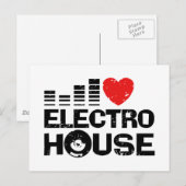 Carte Postale Electro House (Devant / Derrière)
