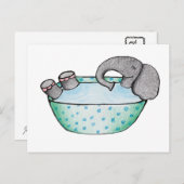 Carte Postale Elefantenbad (Devant / Derrière)