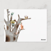Carte Postale Élégance de l'arbre (Dos)