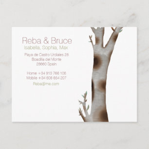 Carte Postale Élégance de l'arbre