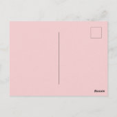 Carte Postale Élégance éthérique en fleur (Dos)