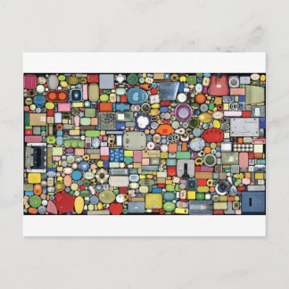 Carte Postale Élégance magique en plastique