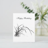 Carte Postale Élégance orchidée (Debout devant)