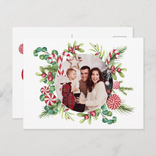 Carte postale Elegance Peppermint (Devant / Derrière)